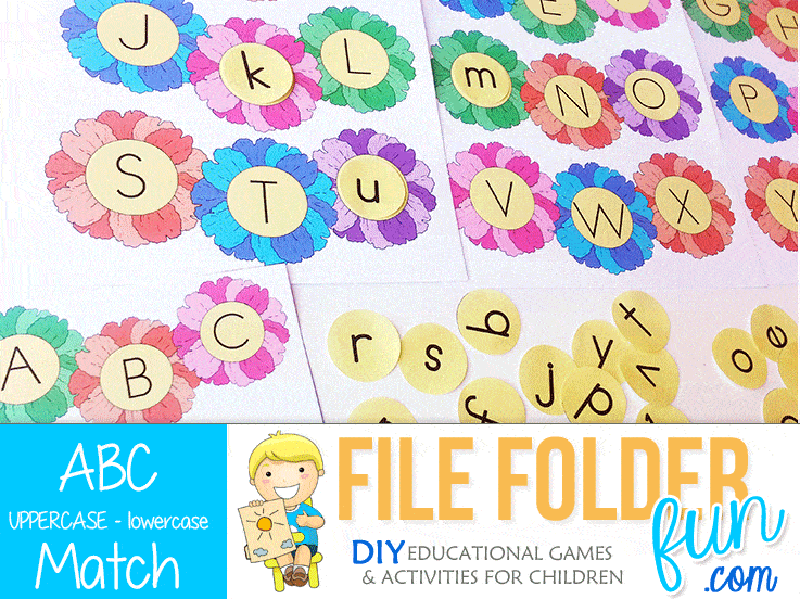 Alphabet File Folder Games - File Folder Fun