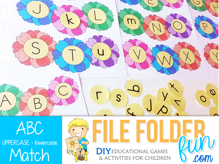 Alphabet File Folder Games File Folder Fun