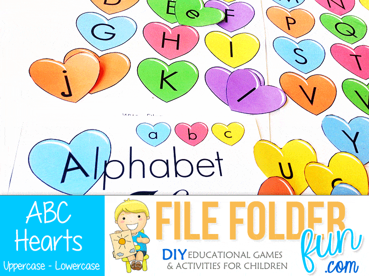 Alphabet File Folder Games File Folder Fun