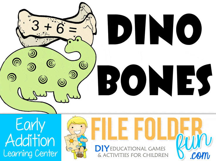 Printable Dinosaur Game - File Folder Fun