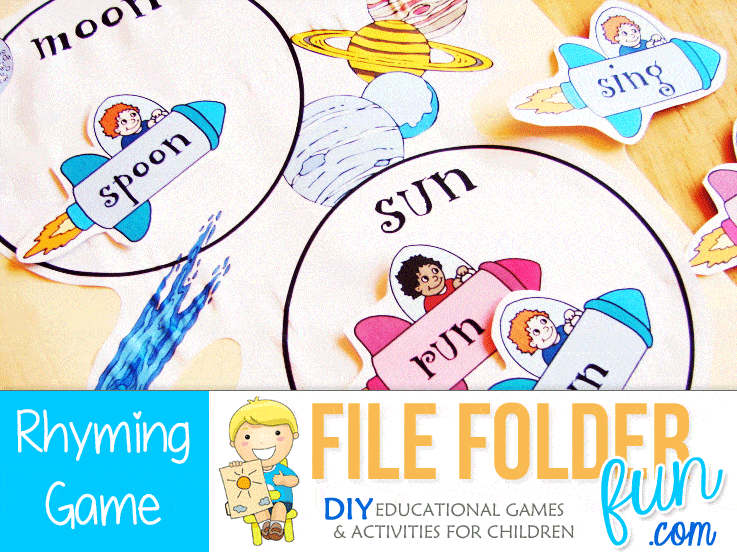 Space Games - File Folder Fun