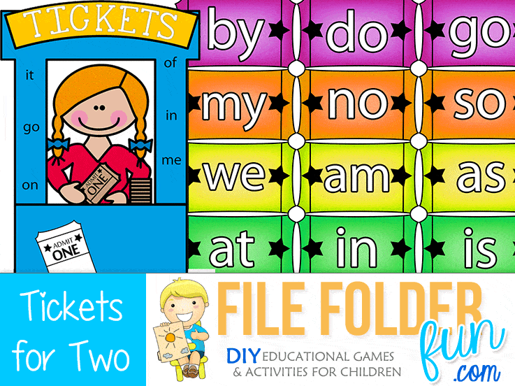 english kindergarten worksheets for Game Words  Folder Reading Letter Fun Two File