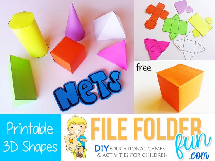 3D Shapes Nets - Fun Objects