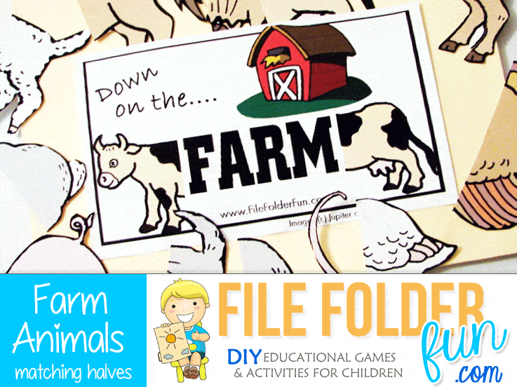 Animal File Folder Games - File Folder Fun