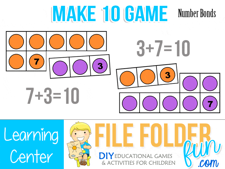 Make 10 Game ONLINE Free + Worksheets