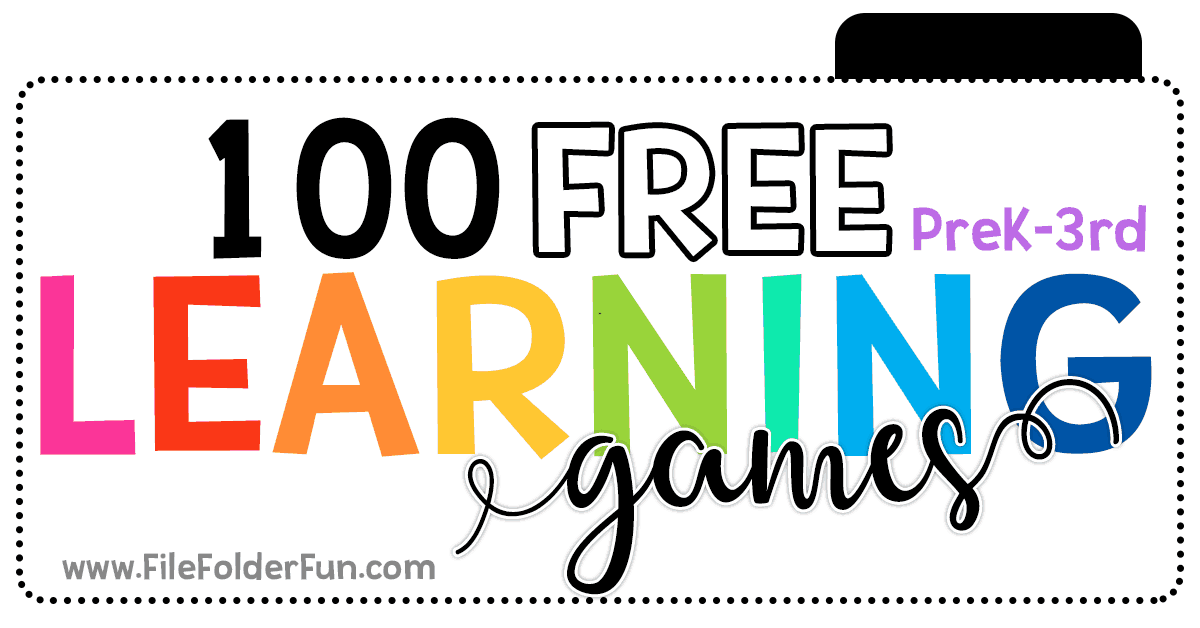 free file folder games to print