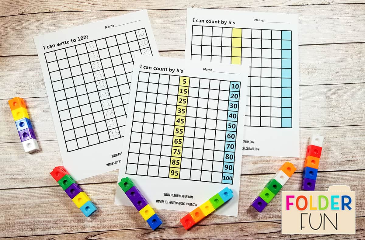 SkipCountingBy5Worksheets - File Folder Fun