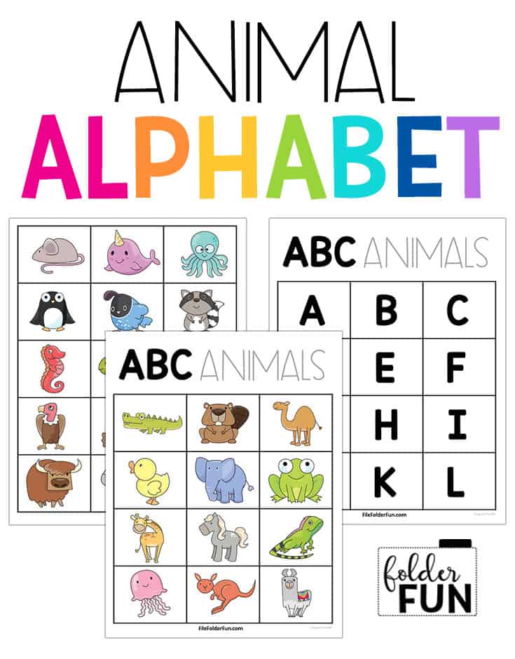 FREE Ice Cream Alphabet Match-up File Folder Game {Free Instant