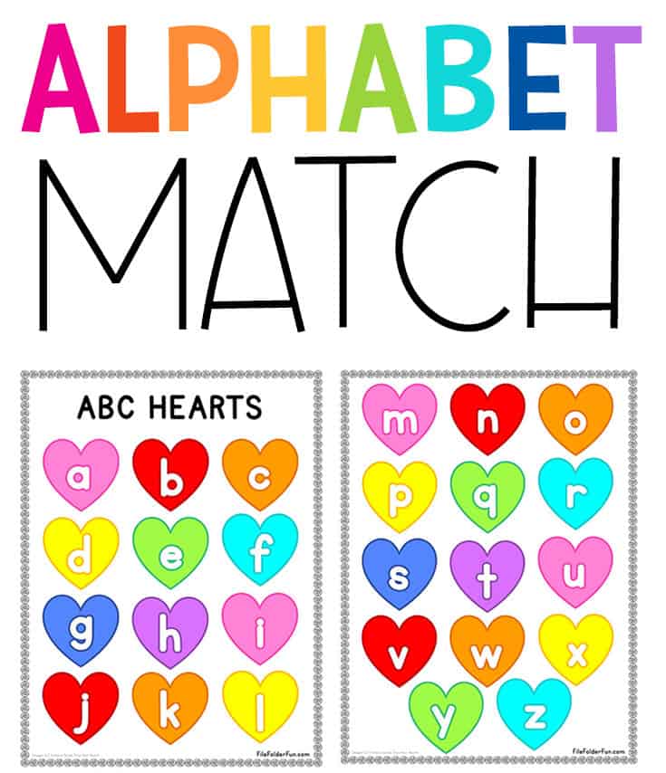 Free Printable Alphabet File Folder Games