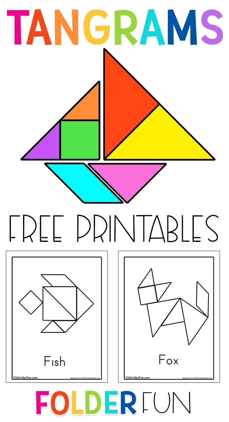 Tangram Puzzles Printable Free Printable Blank World